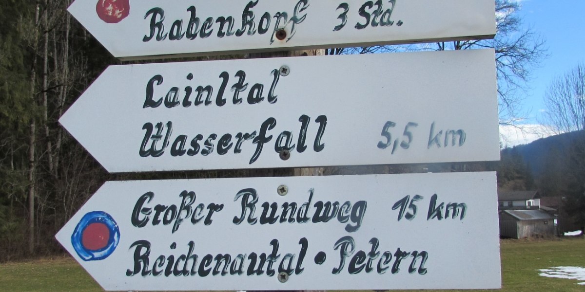 Liebevolle Wanderwegbeschilderung der Jachenau, © Ortererhof Jachenau Liebevolle Wanderwegbeschilderung der Jachenau, © Ortererhof Jachenau