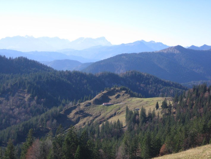 Blich auf Staffel im Herbst, © Gemeinde Jachenau