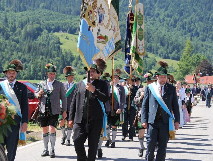 Festzug Feuerwehr 150 Jahre, &copy; G&auml;steinformation Jachenau